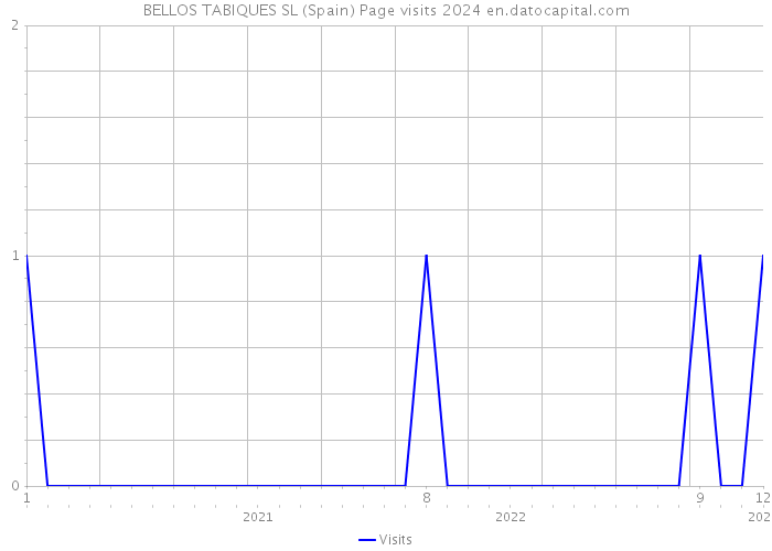 BELLOS TABIQUES SL (Spain) Page visits 2024 