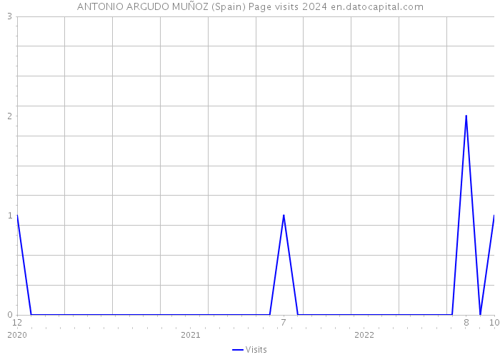 ANTONIO ARGUDO MUÑOZ (Spain) Page visits 2024 
