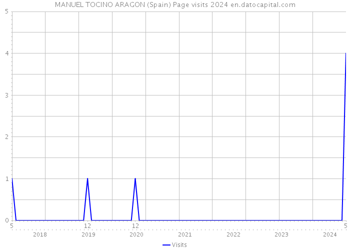 MANUEL TOCINO ARAGON (Spain) Page visits 2024 