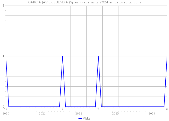 GARCIA JAVIER BUENDIA (Spain) Page visits 2024 