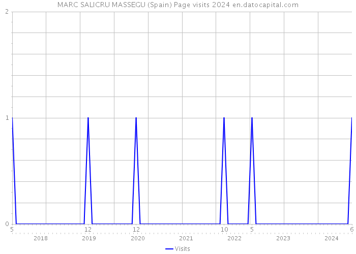 MARC SALICRU MASSEGU (Spain) Page visits 2024 