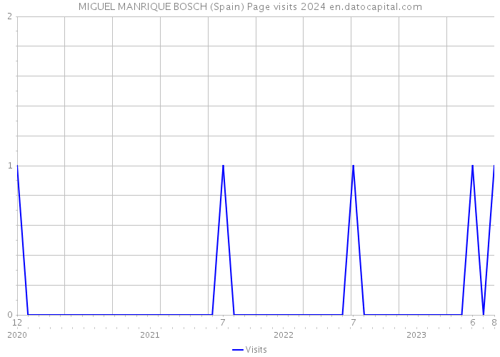 MIGUEL MANRIQUE BOSCH (Spain) Page visits 2024 