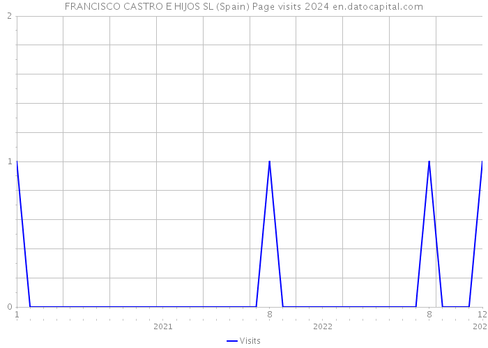 FRANCISCO CASTRO E HIJOS SL (Spain) Page visits 2024 