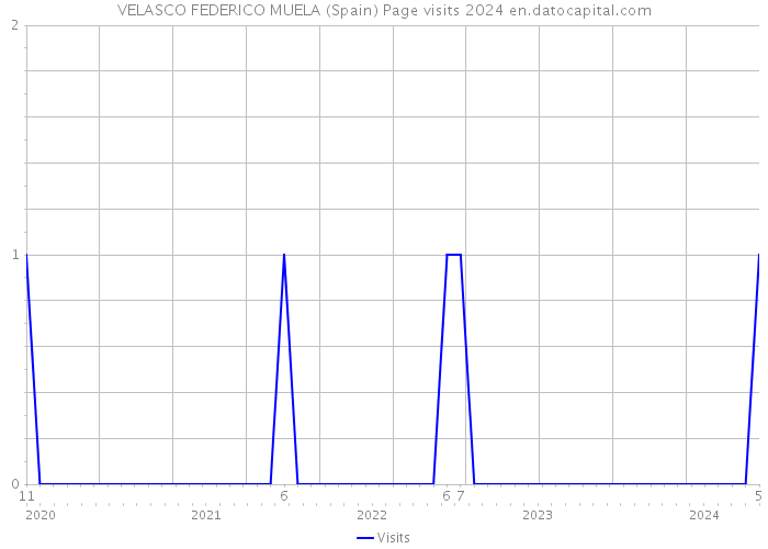 VELASCO FEDERICO MUELA (Spain) Page visits 2024 