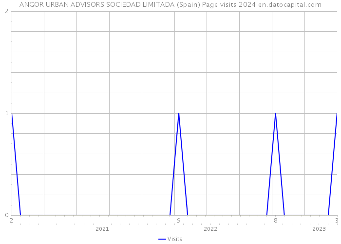 ANGOR URBAN ADVISORS SOCIEDAD LIMITADA (Spain) Page visits 2024 