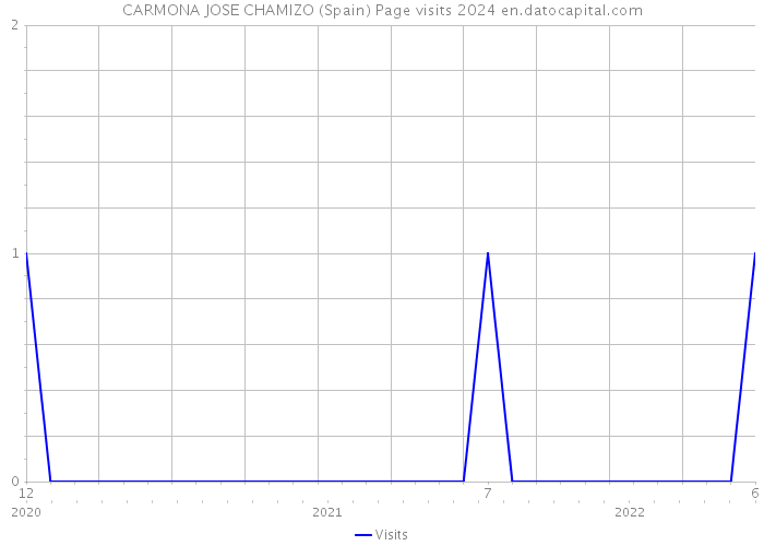 CARMONA JOSE CHAMIZO (Spain) Page visits 2024 