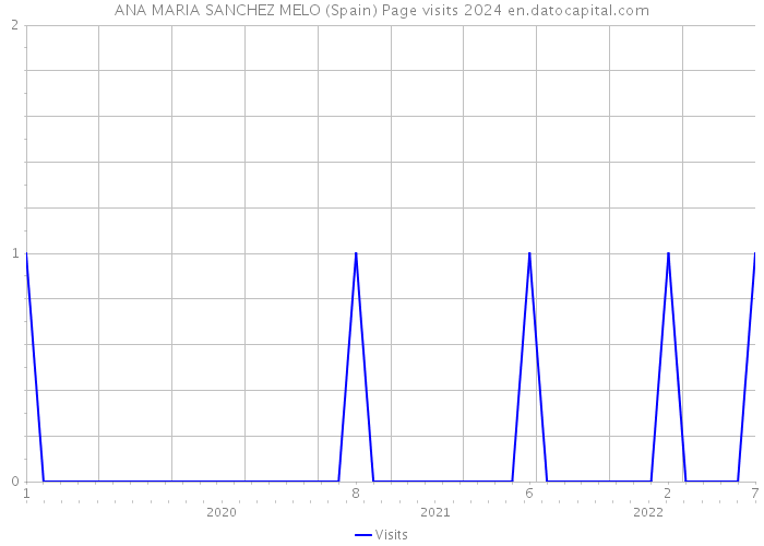ANA MARIA SANCHEZ MELO (Spain) Page visits 2024 