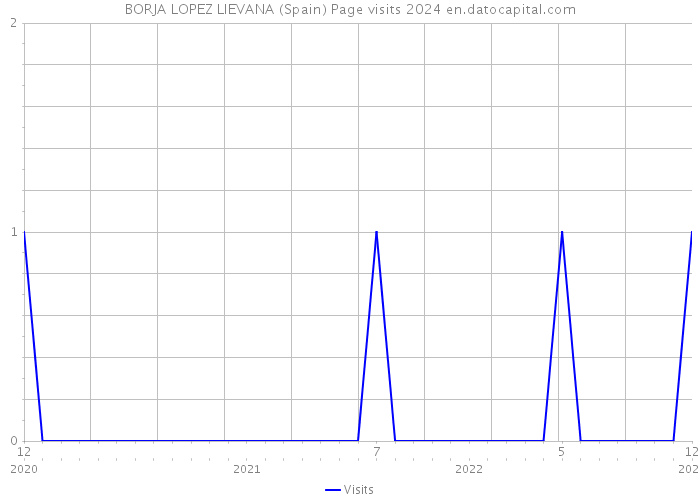 BORJA LOPEZ LIEVANA (Spain) Page visits 2024 