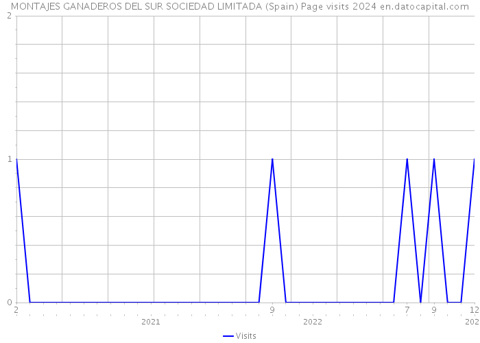 MONTAJES GANADEROS DEL SUR SOCIEDAD LIMITADA (Spain) Page visits 2024 