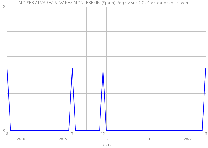 MOISES ALVAREZ ALVAREZ MONTESERIN (Spain) Page visits 2024 