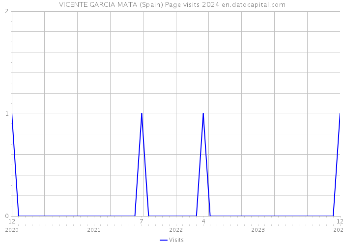 VICENTE GARCIA MATA (Spain) Page visits 2024 