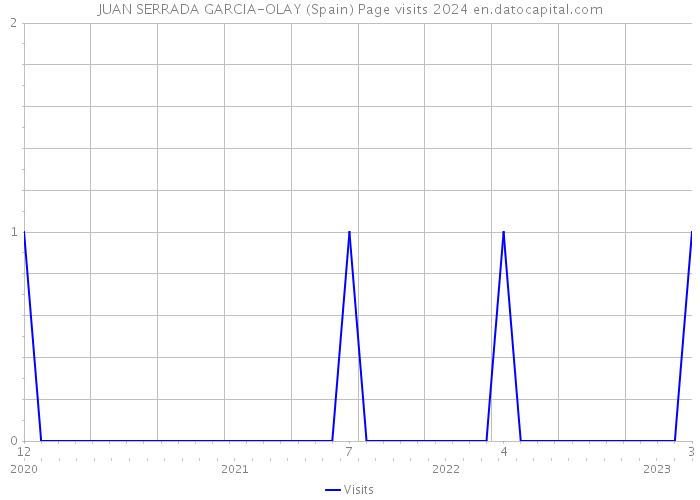 JUAN SERRADA GARCIA-OLAY (Spain) Page visits 2024 