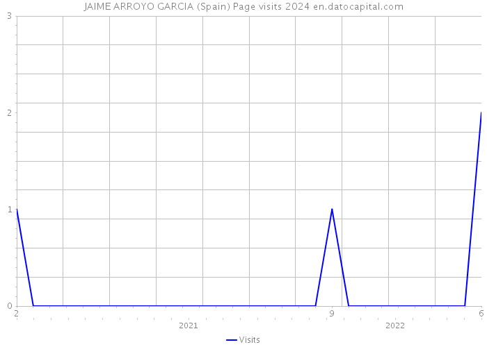 JAIME ARROYO GARCIA (Spain) Page visits 2024 