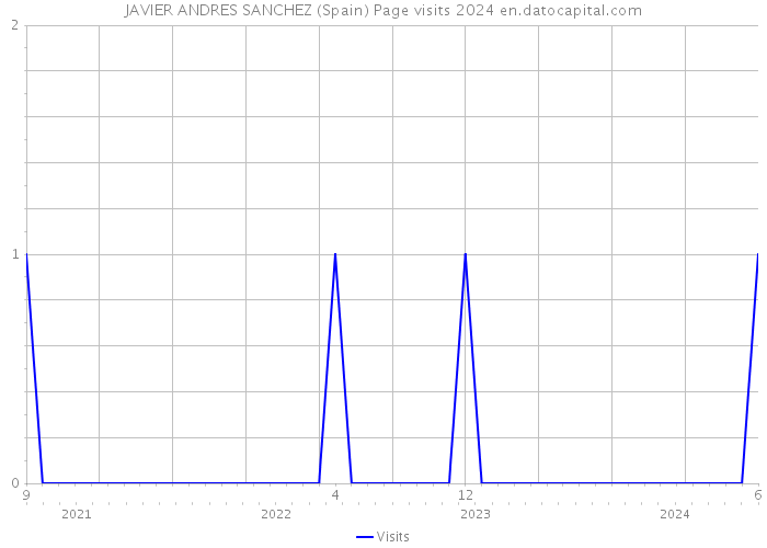 JAVIER ANDRES SANCHEZ (Spain) Page visits 2024 