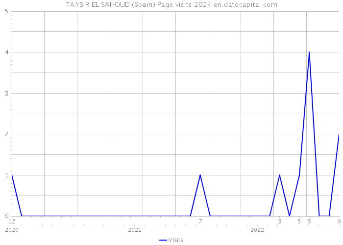 TAYSIR EL SAHOUD (Spain) Page visits 2024 