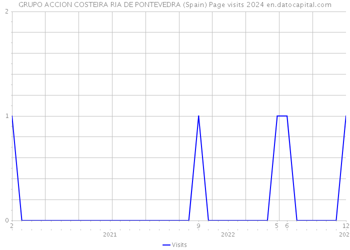 GRUPO ACCION COSTEIRA RIA DE PONTEVEDRA (Spain) Page visits 2024 