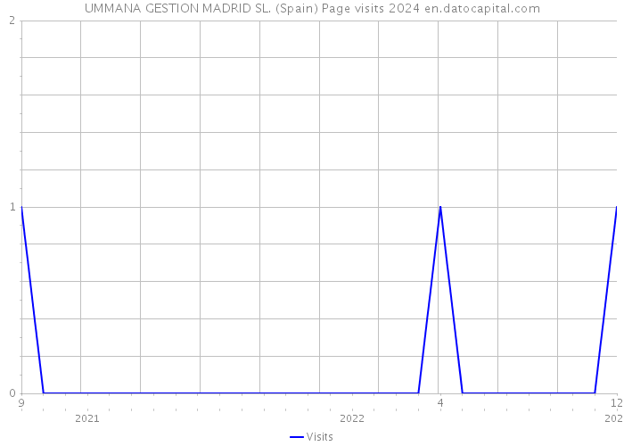 UMMANA GESTION MADRID SL. (Spain) Page visits 2024 