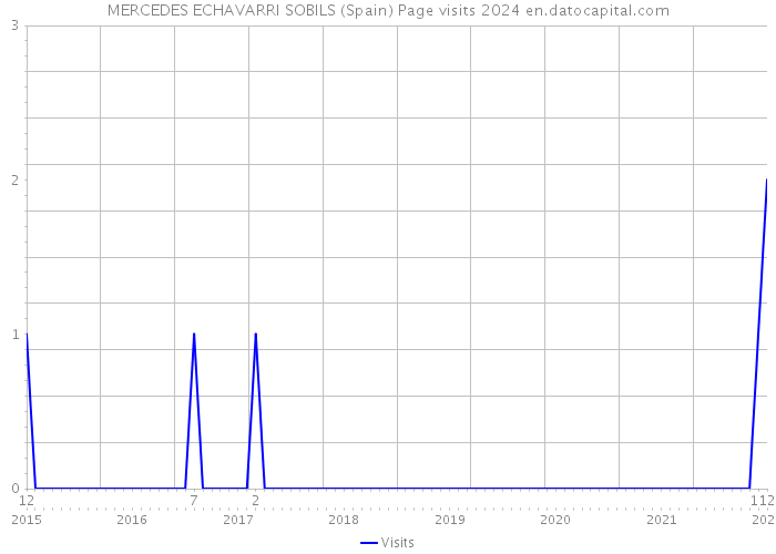 MERCEDES ECHAVARRI SOBILS (Spain) Page visits 2024 