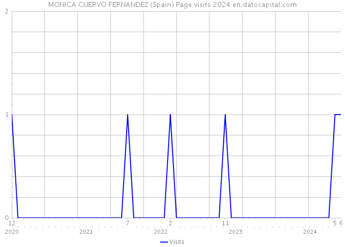 MONICA CUERVO FERNANDEZ (Spain) Page visits 2024 