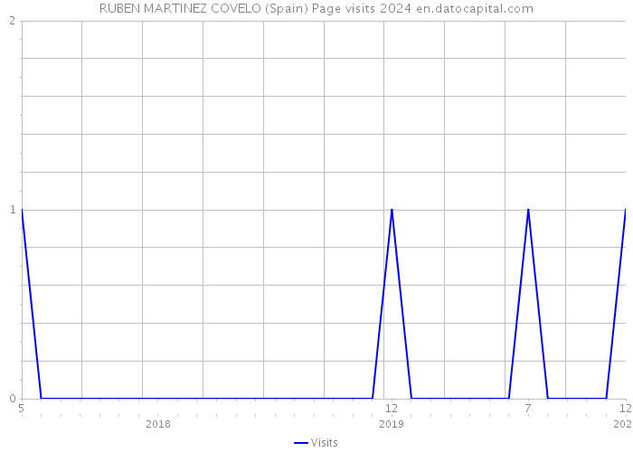 RUBEN MARTINEZ COVELO (Spain) Page visits 2024 