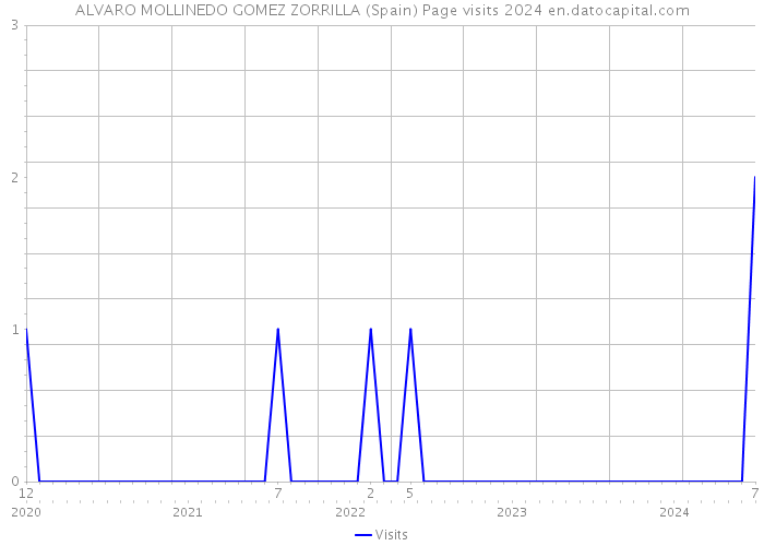 ALVARO MOLLINEDO GOMEZ ZORRILLA (Spain) Page visits 2024 