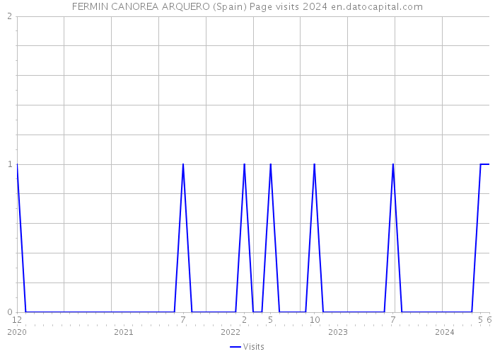 FERMIN CANOREA ARQUERO (Spain) Page visits 2024 