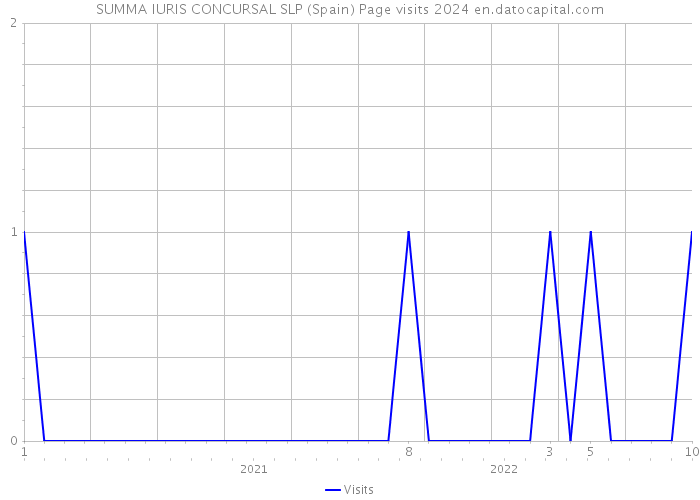 SUMMA IURIS CONCURSAL SLP (Spain) Page visits 2024 