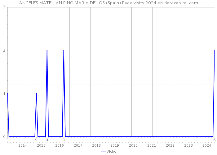 ANGELES MATELLAN PINO MARIA DE LOS (Spain) Page visits 2024 