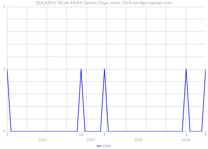 EDGARDO SILVA ARIAS (Spain) Page visits 2024 