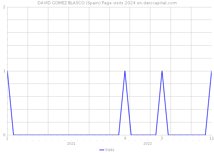 DAVID GOMEZ BLASCO (Spain) Page visits 2024 