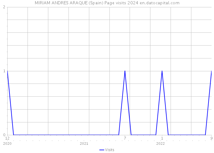MIRIAM ANDRES ARAQUE (Spain) Page visits 2024 