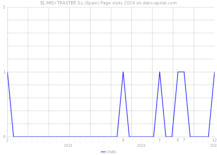 EL MEU TRASTER S.L (Spain) Page visits 2024 