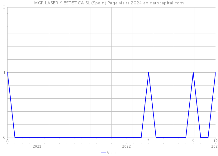 MGR LASER Y ESTETICA SL (Spain) Page visits 2024 