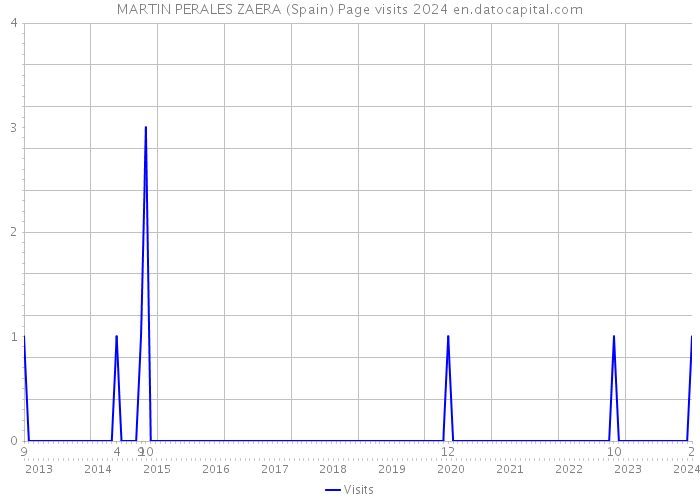 MARTIN PERALES ZAERA (Spain) Page visits 2024 