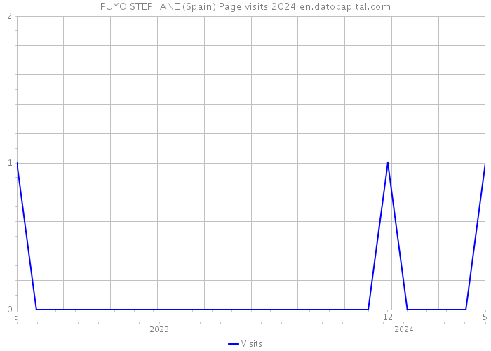 PUYO STEPHANE (Spain) Page visits 2024 
