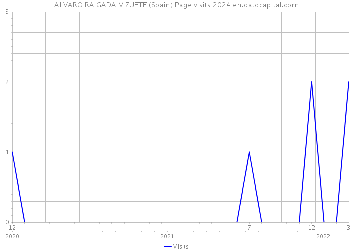ALVARO RAIGADA VIZUETE (Spain) Page visits 2024 
