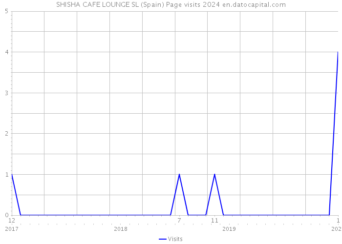 SHISHA CAFE LOUNGE SL (Spain) Page visits 2024 