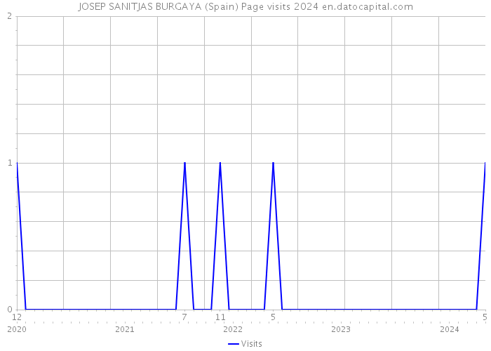 JOSEP SANITJAS BURGAYA (Spain) Page visits 2024 