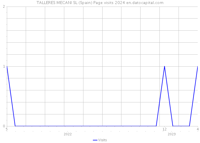 TALLERES MECANI SL (Spain) Page visits 2024 