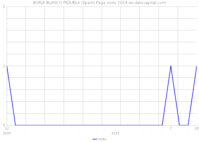 BORJA BLANCO PEZUELA (Spain) Page visits 2024 