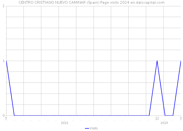 CENTRO CRISTIANO NUEVO CAMINAR (Spain) Page visits 2024 