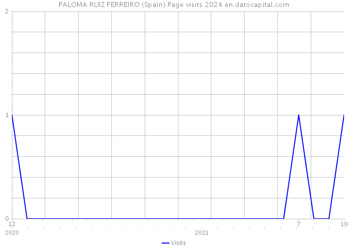 PALOMA RUIZ FERREIRO (Spain) Page visits 2024 