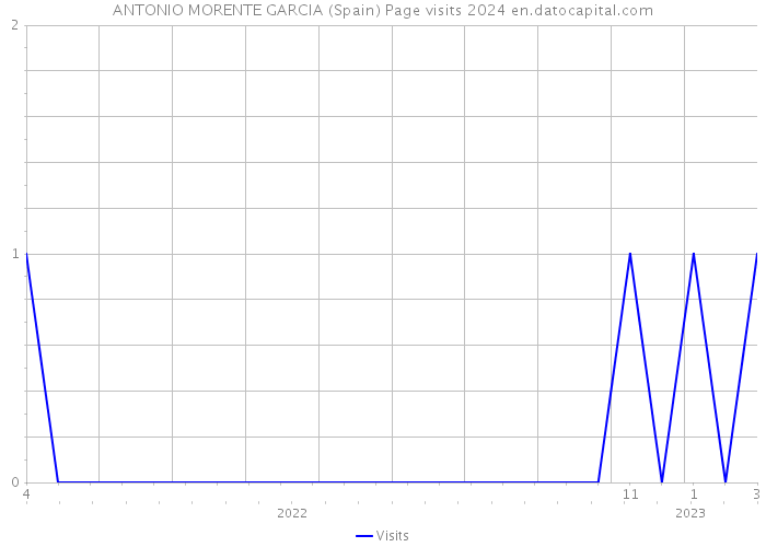 ANTONIO MORENTE GARCIA (Spain) Page visits 2024 