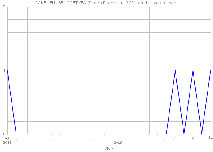 RAKEL ELU BENGOETXEA (Spain) Page visits 2024 