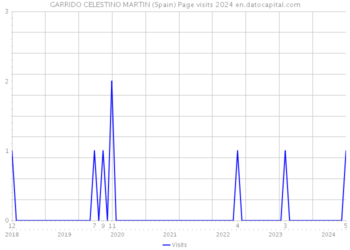 GARRIDO CELESTINO MARTIN (Spain) Page visits 2024 