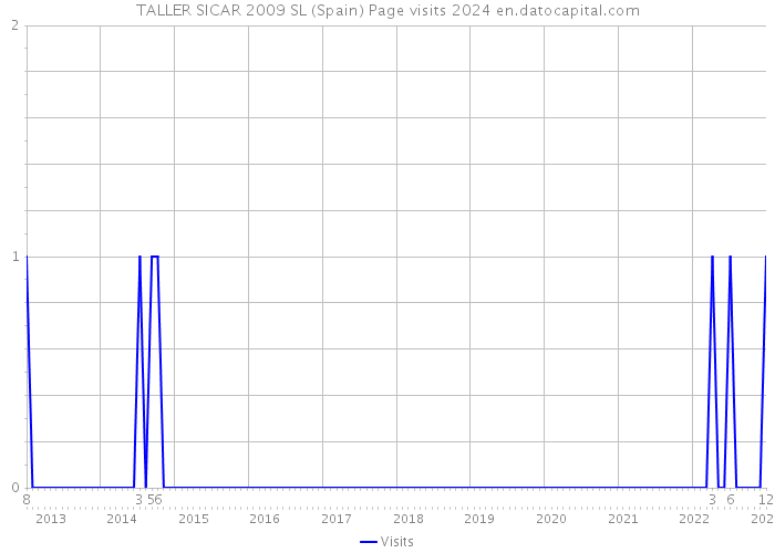 TALLER SICAR 2009 SL (Spain) Page visits 2024 
