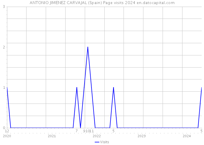 ANTONIO JIMENEZ CARVAJAL (Spain) Page visits 2024 