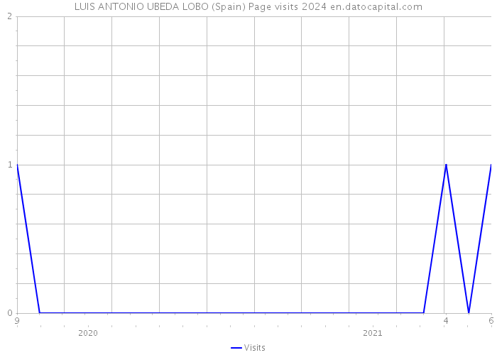 LUIS ANTONIO UBEDA LOBO (Spain) Page visits 2024 