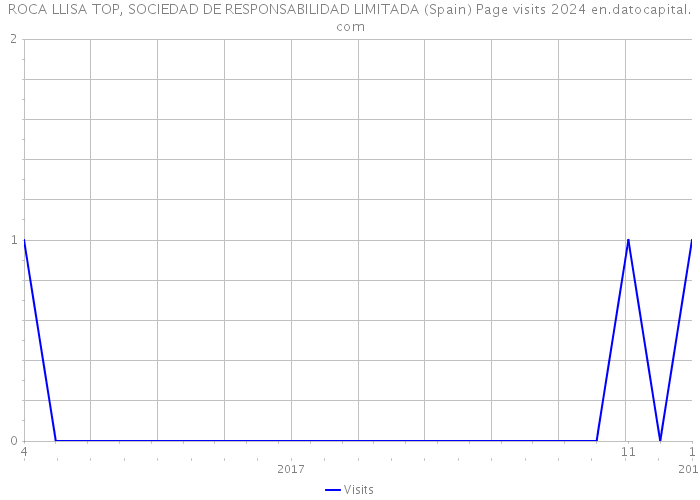 ROCA LLISA TOP, SOCIEDAD DE RESPONSABILIDAD LIMITADA (Spain) Page visits 2024 