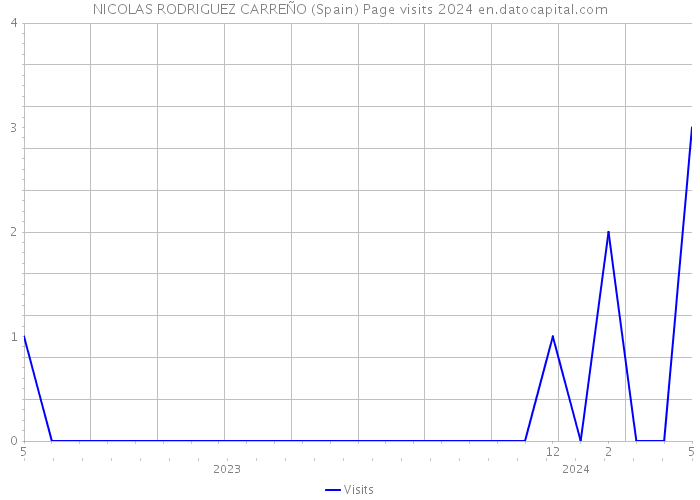 NICOLAS RODRIGUEZ CARREÑO (Spain) Page visits 2024 